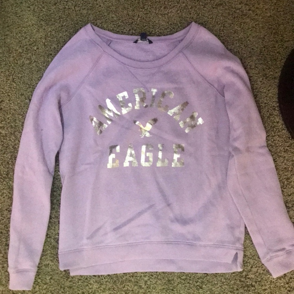 American Eagle Lavender Crewneck sweatshirt